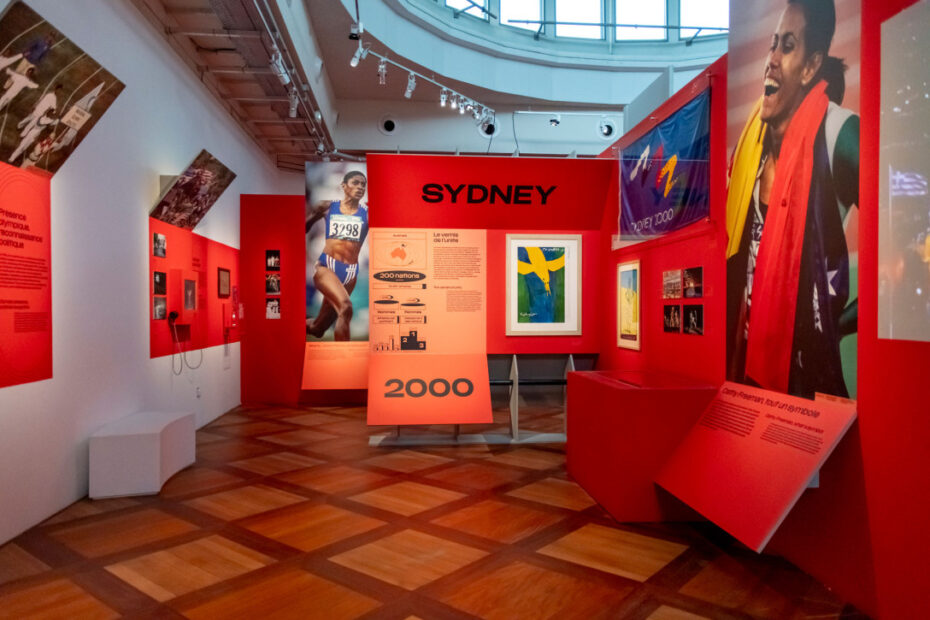 Vue de l'exposition "Olympisme, une histoire du monde"
