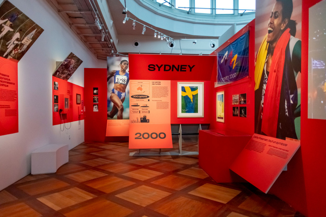 Vue de l'exposition "Olympisme, une histoire du monde"